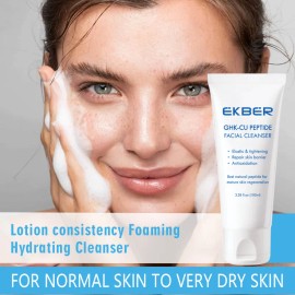 Leche Limpiadora Profunda Con Péptidos De Cobre Azul,