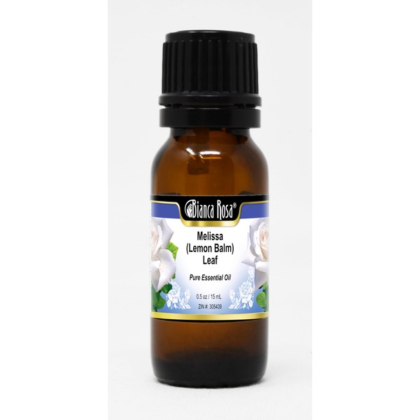 Melissa (Lemon Balm) Leaf Pure Essential Oil (0.50 oz, ZIN: