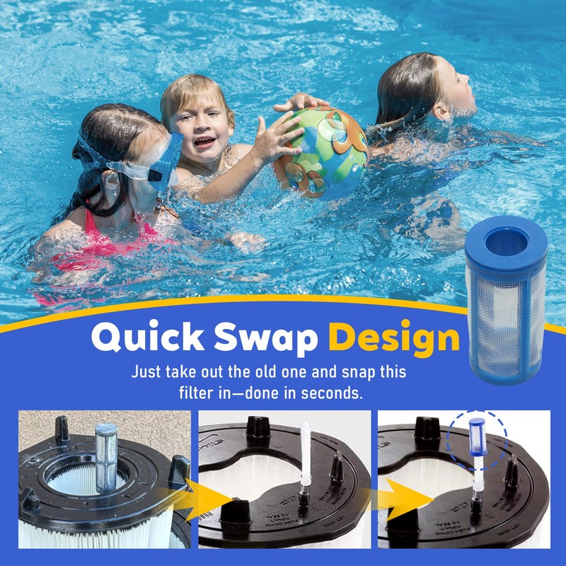 Beienz 4-Pack WC8-126Z Pool Air Bleed Filter Kit Compatible with