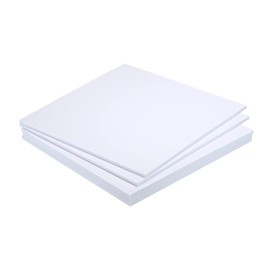 MECCANIXITY EVA Foam Sheets White 9.8 Inch x 9.8 Inch 5mm Thick Crafts Foam Sheets for Costumes, Arts and Crafts Projects Pack of 6