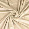 Squish Cuddle Fleece Velour Fabric Material Beige 1MTR