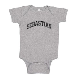 TATY Kids Arch Sebastian Baby Infant One Piece Bodysuit 24 Months Heather Grey