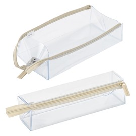 KOKUYO C2 F-VBF143 Pen Case, Transparent, Latte Beige