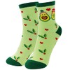 GRUSS & CO Magic Socks with "Avocado" Motif | Women's