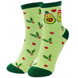 GRUSS & CO Magic Socks with "Avocado" Motif | Women's Socks, Size 36-40, Multi-Coloured, Gift for Her, Funny Gift | 49965, multicoloured