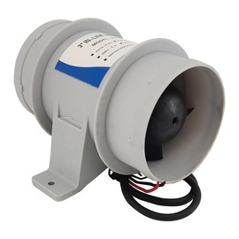 ISURE MARINE 3 inch Inline Blower,12V Silent Blower Marine Bilge Air Blower for Air Circulation in Ducting, Vents