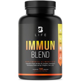 B Life Fórmula con Vitamina C, Zinc, Equinácea y Ajo 180 Cápsulas
