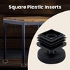 Antrader Home Office Table Desk Adjustable Leveling Foot,Plastic Metal Square