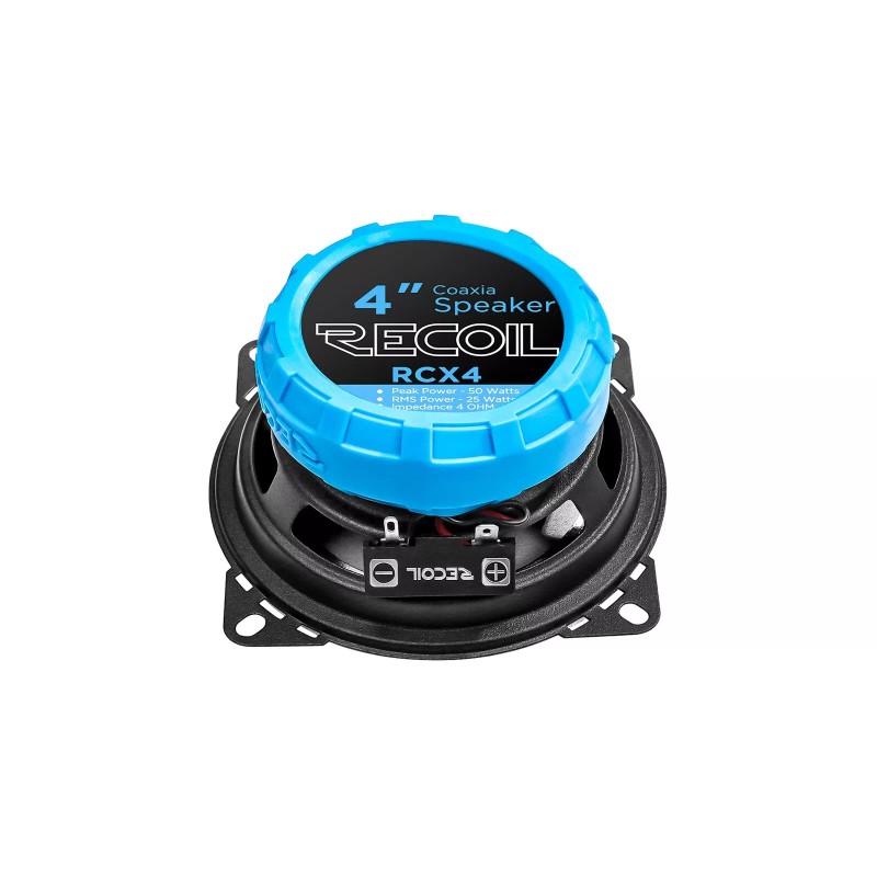 Recoil RCX4 Echo Series 4-Inch Car Audio Coaxial Speaker System,