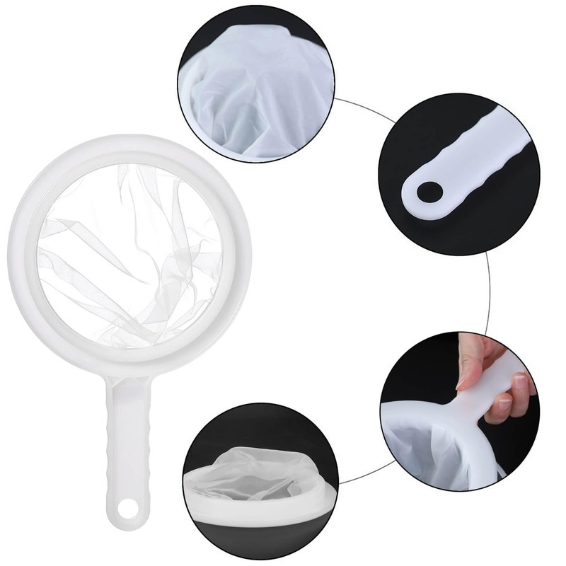 Separation Net Strainer Set of 2 100/400 Mesh, Multi-functional, Reusable,