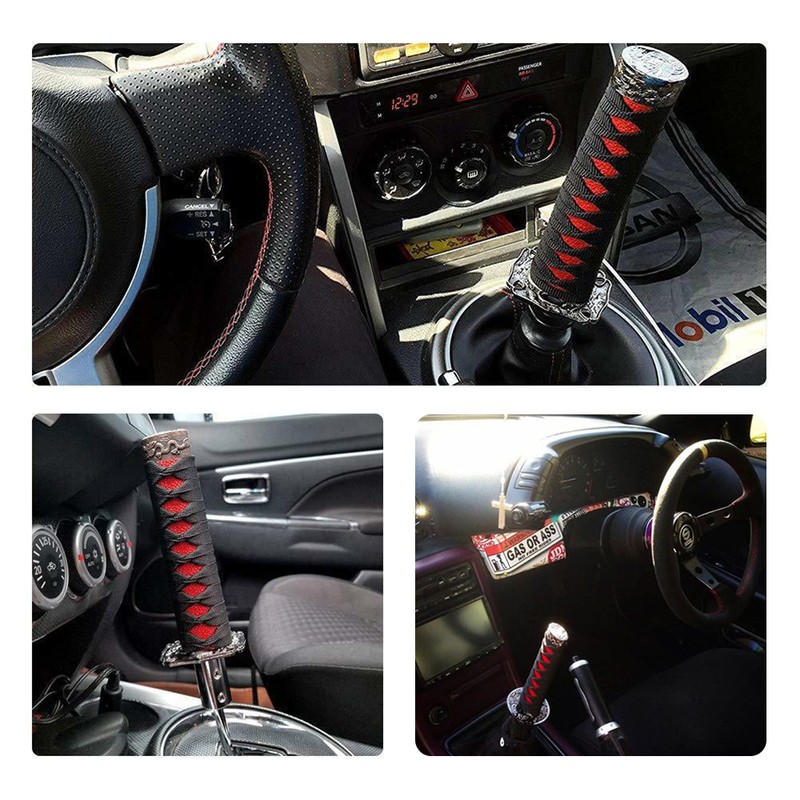 Car Gear Head Shift Knob Samurai Gear Shifter with 4