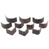 Corner Edge Cutter 10 Pieces Corner Cutter Shape Set Leather