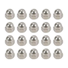 Dahszhi 20 Pcs 10#-32 Acorn Hex Cap Nuts,Acorn Nuts 304 Stainless Steel Hex Nut