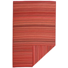 Fab Habitat Reversible Rugs | Indoor or Outdoor Use | Stain Resistant, Easy to Clean Weather Resistant Floor Mats | Cancun - Sunset, 8' x 10'