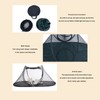 Outdoor Pet Tent with Tunnel Breathable Collapsible Large Space Portable