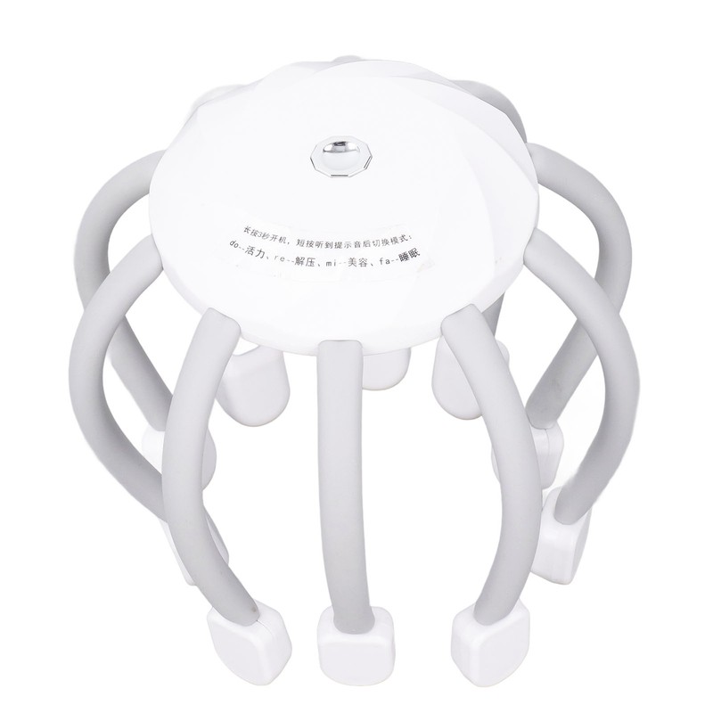 Electric Claw Head Massager with Heating 4 Modes Red LED