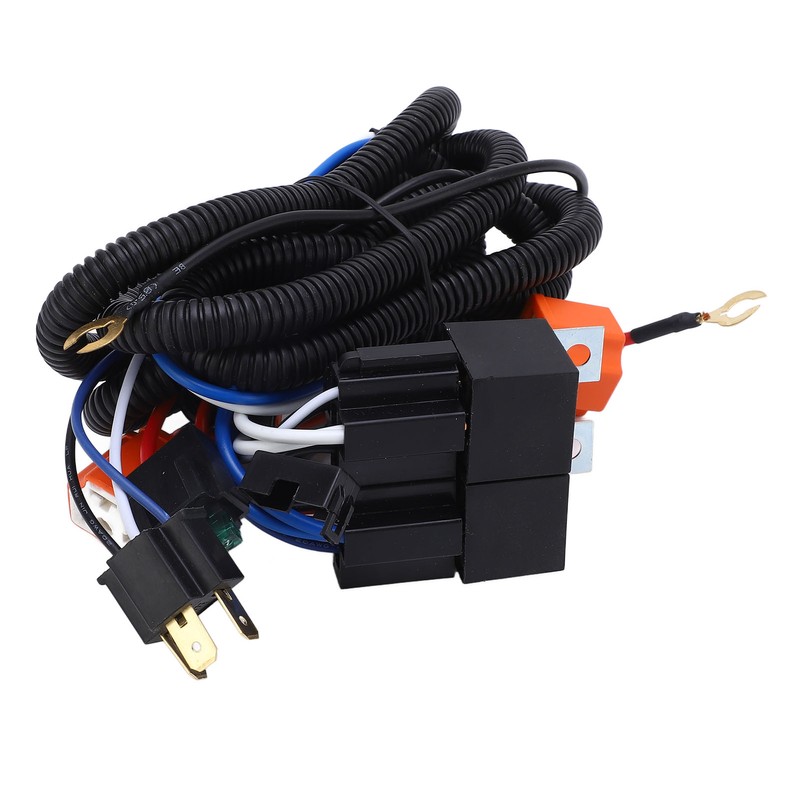 H4 Negative Headlight Relay Conversion Harness High Stability for H6054