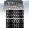 Switch Panel Sticker Kit for 6/8/12 Gang Control Button -