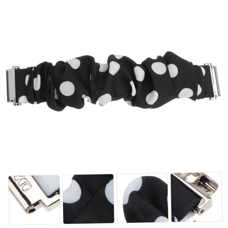 TEHAUX 1 PC Chic Scrunchie Watchband for Stylish Elastic Smartwatch