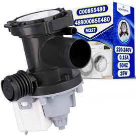 Drain Pump for Washing Machine M327 25W 220-240V 50HZ 0.15A with Original Code C00855480 for Indesit for Ariston 488000855480 for Whirlpool MONTERAL