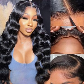 Zumuer Wear And Go Glueless Wig Human Hair Pre Plucked Pre Cut Body Wave Lace Front Wigs Human Hair For Beginners 4x4 HD Lace Closure Wigs Human Hair Wigs for Women with Baby Hair (30 Inch)