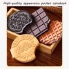 Dessert Shaped Mini Notebook Chocolate Chip Cookie Design Pocket Diary