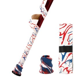 LUODAKA 1.8mm Dotted Baseball Bat Grip Tape with Knob, Comfortable and Soft, 43''Bat Grip Tape for Softball Tennis and Hockey