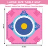 Taluokong Mahjong Mat for Table with Rules Rubber Anti Slip