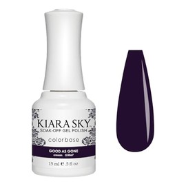 KIARA SKY Gel Polish | Soak-Off All In One 0.5 fl oz | G5067 Good As Gold (Deep Purple Shade)