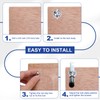 PATIKIL 1 Inch Thumb Operated Offset Cabinet Locks, 2 Pcs