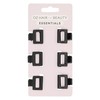 Oz Essentials Mini Claw Clip 6 Pack - Black
