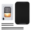 Unbranded 2PCS 16x25" RV Door Window Sun Shade Blackout Camper