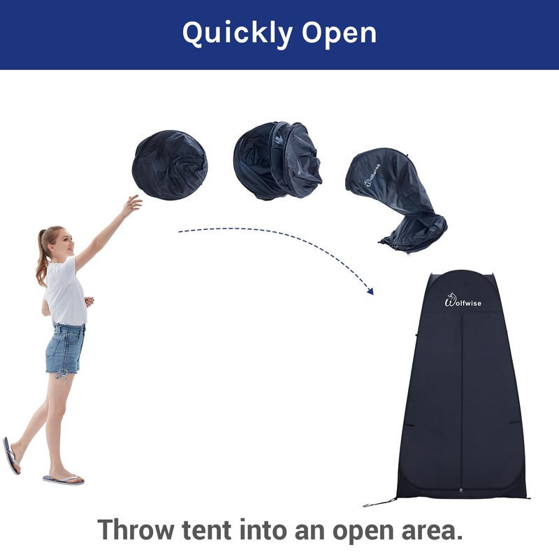 WolfWise Pop Up Changing Tent for Beach, Camping Portable Shower