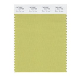 PANTONE Smart 14-0434X Color Swatch Card, Green Banana