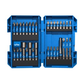 LaBear 33-Piece,Impact Screwdriver Bit Set, Nut driver set, Impact rated, Darko Impact, Screw Driving Set, Multi-Size, Magnetizer Demagnetizer, Carry Case, Suit Impact driver, LaBear Tools