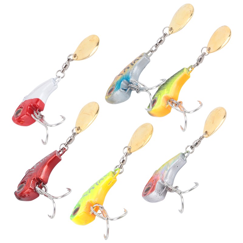 Metal Mini VIB with Spoon Trout Fishing Lure 9g Sinking