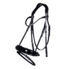 HKM Fleur Bridle Black Warmblood