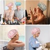 1 Pack Shower Cap for Women, Oil-proof Caps, Double Layers