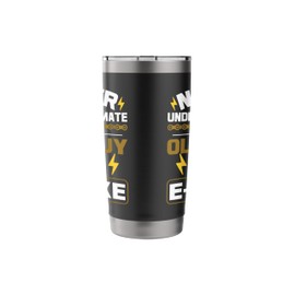 Never Underestimate An Old Guy On An E-Bike Electric Bicycle Stainless Steel Insulated Tumbler