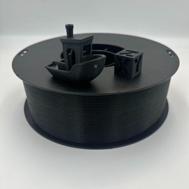 Recycled PLA Filament for 3D Printing - From recycled prints:_Black_250 g