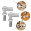 TEHAUX 2pcs Ball Joint Heads Compact Tie Rod End Linkage