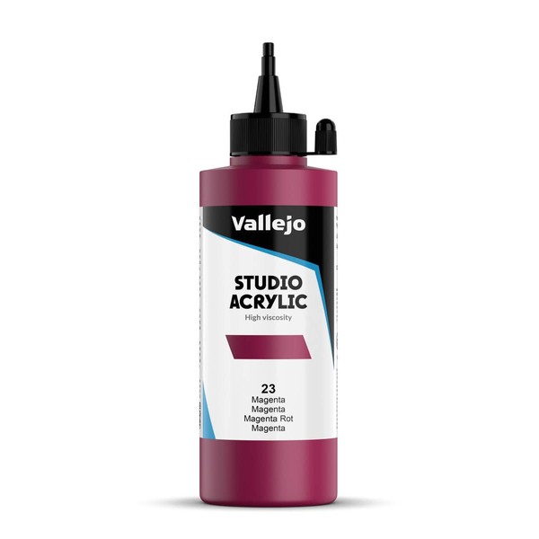 Vallejo : Studio Acrylic Paint : 200ml : Magenta