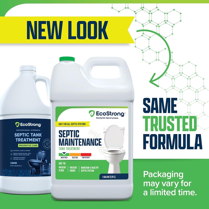 Eco Strong Septic Tank Treatment -1 Gallon Professional Grade Liquid