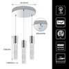 OKELI Smart Dimmable LED 3-Light Pendant Light for Kitchen Island,