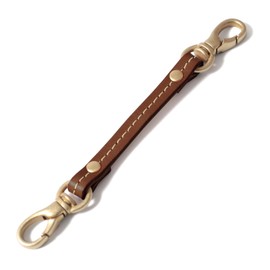 HUKURO Smart Wallet M Plus Mini Strap, Women's, Men's, Genuine Leather, Made in Japan, Owl, Braun