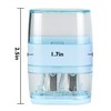 Waremew 1PCS Manual Pencil Sharpener with Eraser, 2 Sharpening Holes