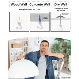 Ceiling Hooks for Hanging Plants- 2 Pcs Vintage Style Ceiling Plant Hanger Hooks Outdoor or Indoor- Sturdy for Hanging Lights, Flower Baskets and More- Easy to Install Screw in Hooks