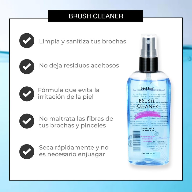 Sanitizador y Limpiador de Brochas Brush Cleaner 110ml - 2