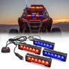 FOXCID 2 X 6 LED 9 Modes Traffic Advisor Emergency