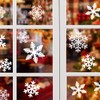 NOCHME Snowflake Window Stickers, 108 PCS Static Snow Flakes Window